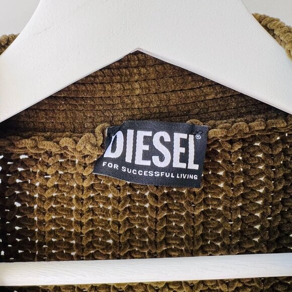 Diesel K-Moreno oversized Men Cardigan, Size L - Picture 4 of 9